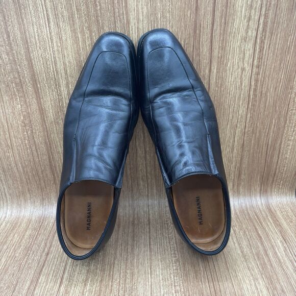 Magnanni Dominguez Slip-On Black Leather 13 D Style#12655‎  Shoes main image 9